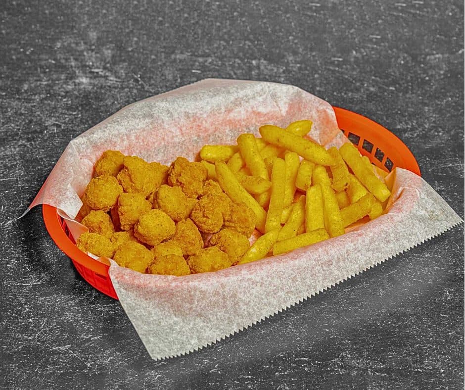 Basket of tater tots and fries